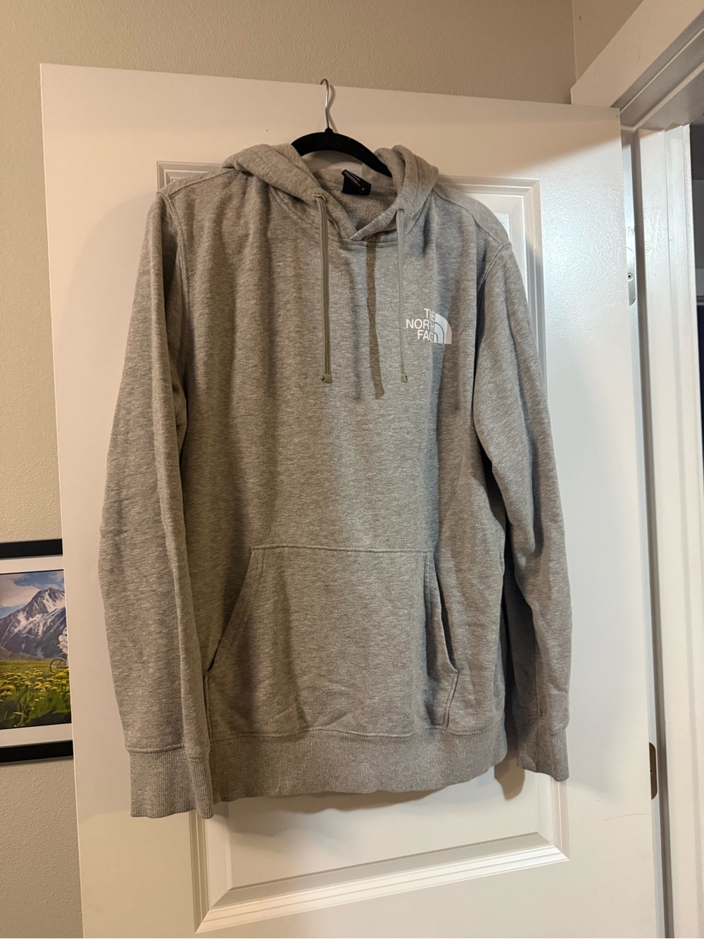 The North Face Men's Light Gray Pullover Hoodie